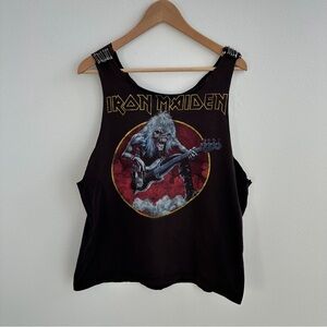 Iron Maiden black Sleeveless T-shirt